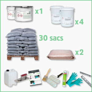 kit moquette de pierre 45 m2