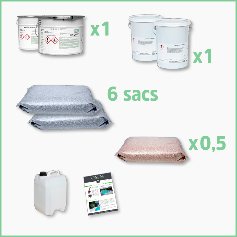 kit moquette de pierre 10m2 1 Pack Premium 10m2