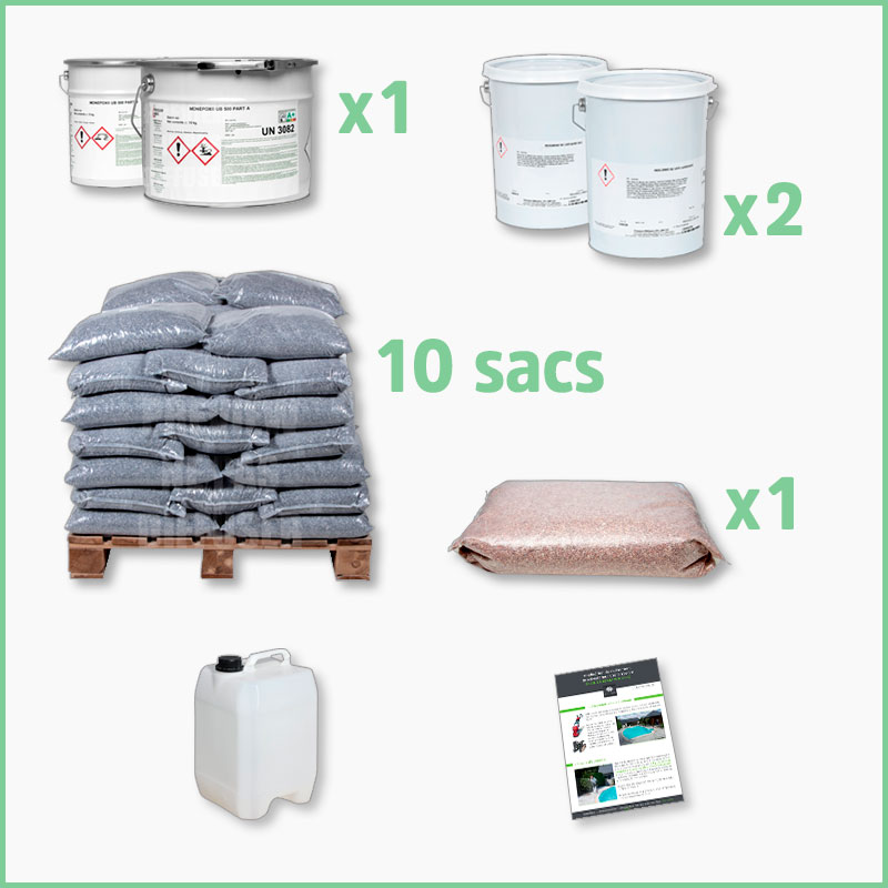 kit moquette de pierre 15m2 1 Pack Premium 15m2