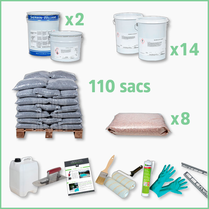 kit moquette de pierre 170m2 1 Pack Premium 170m2